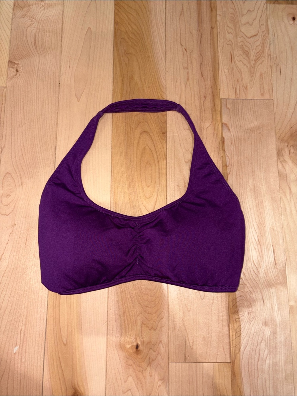 NVGTN Deep Voilet Comeback Seamless Halter Bra